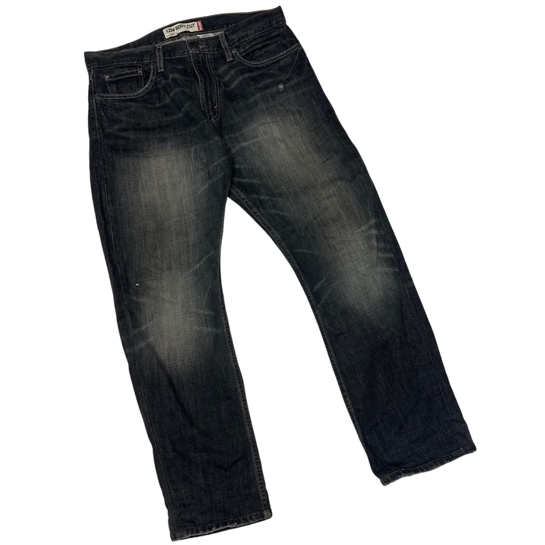 리바이스 569 로우부츠컷 흑청워싱데님진 34 상품이미지1