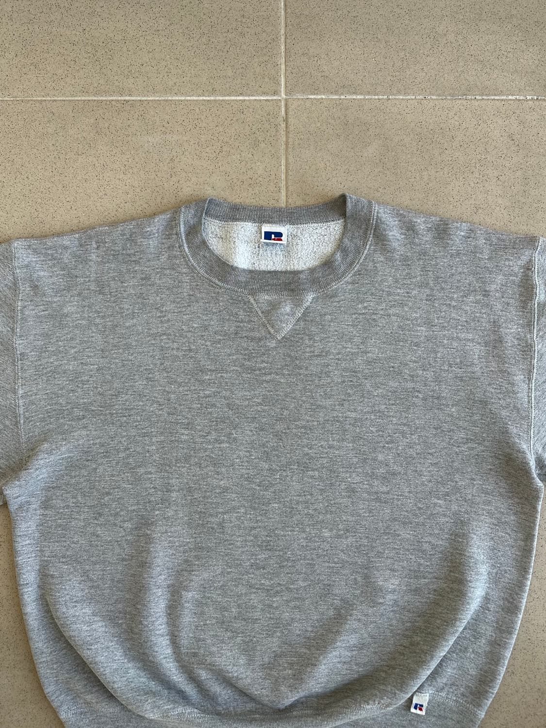 90s 빈티지 러셀 스웻셔츠 그레이 L USA 상품이미지4