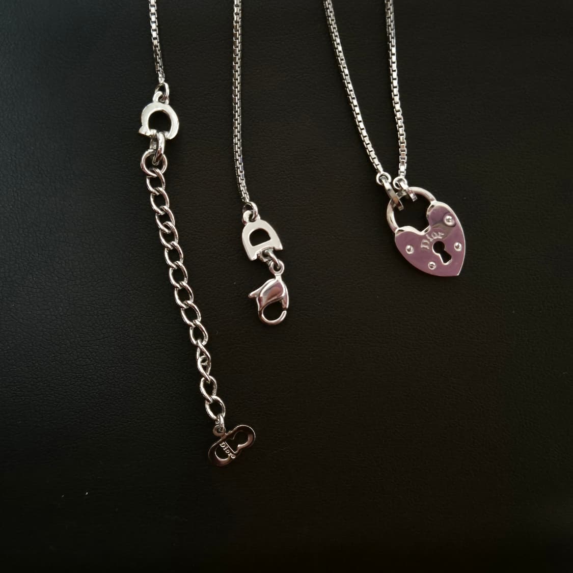 디올 하트 자물쇠 목걸이 상품이미지1