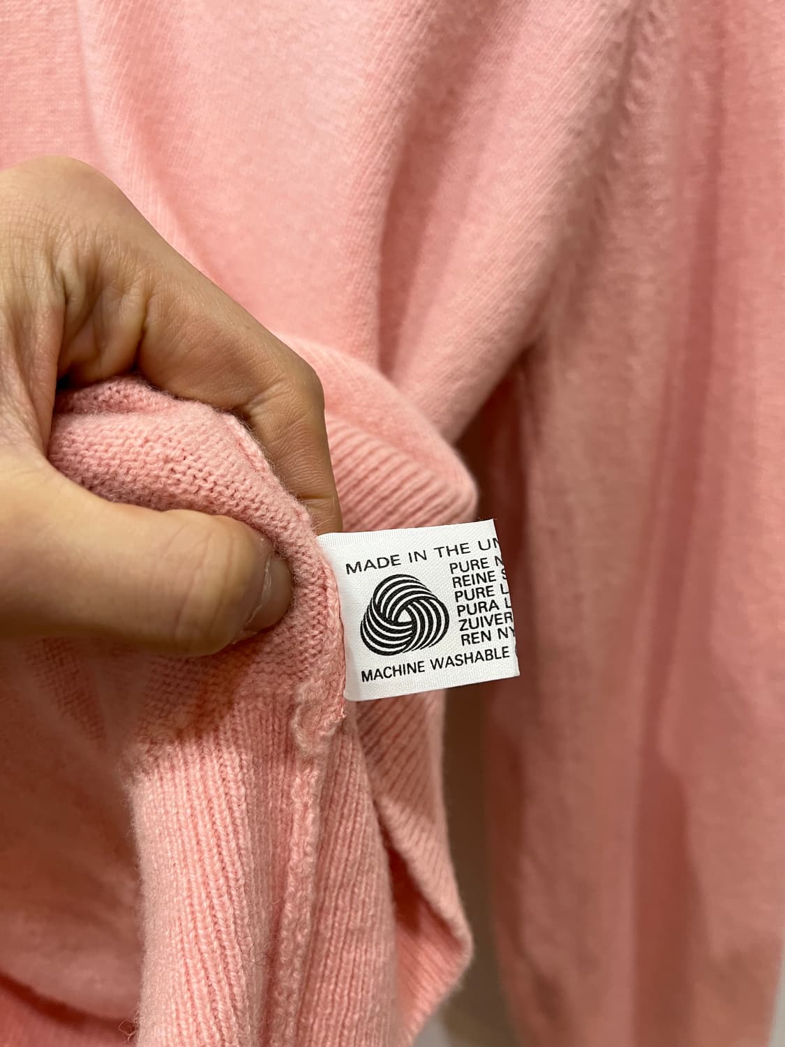 90s 버버리 램스울 니트 Made in SCOTLAND 상품이미지5