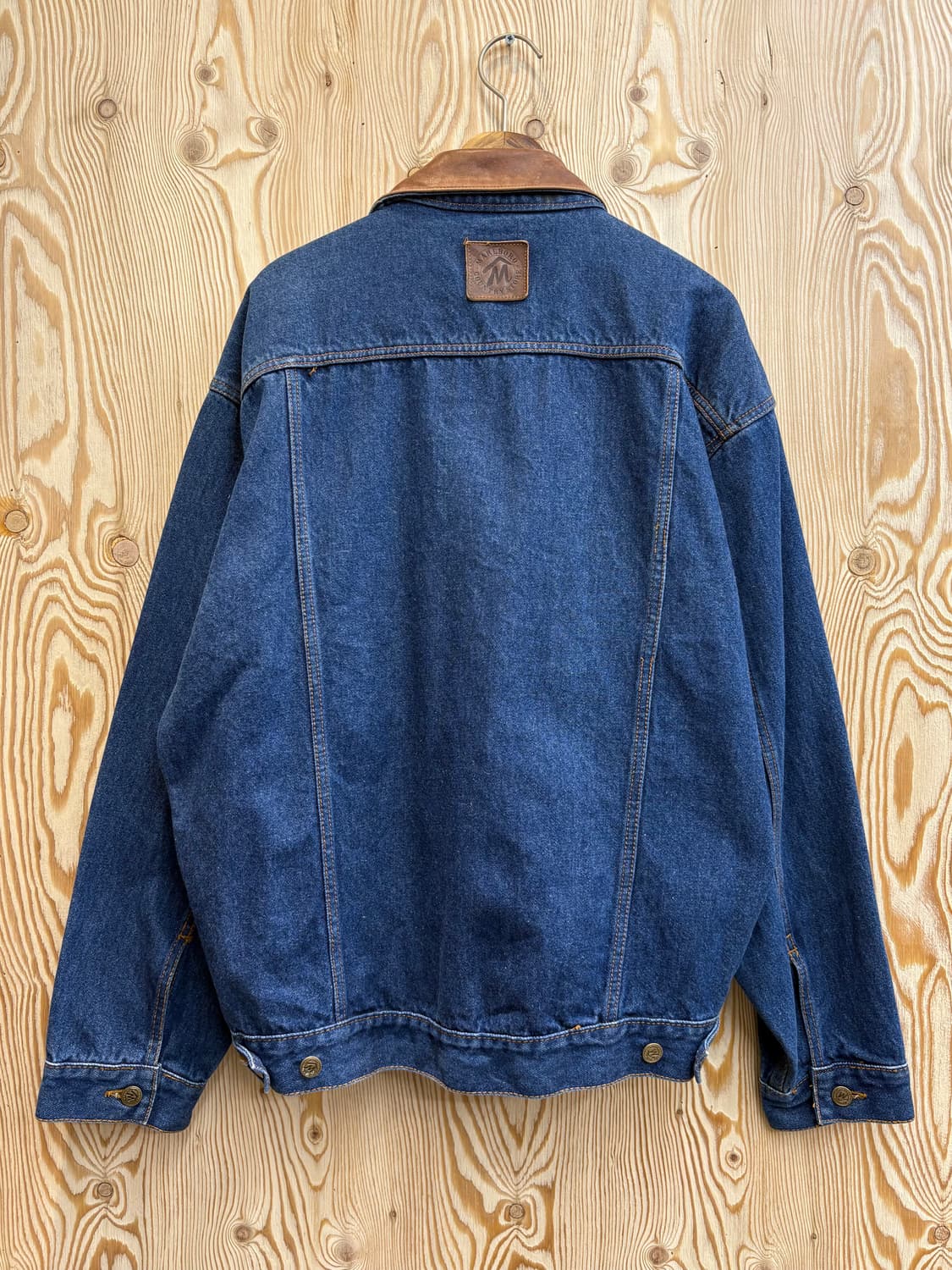 말보로 카운트리 스토어 레더카라 데님자켓 상품이미지2