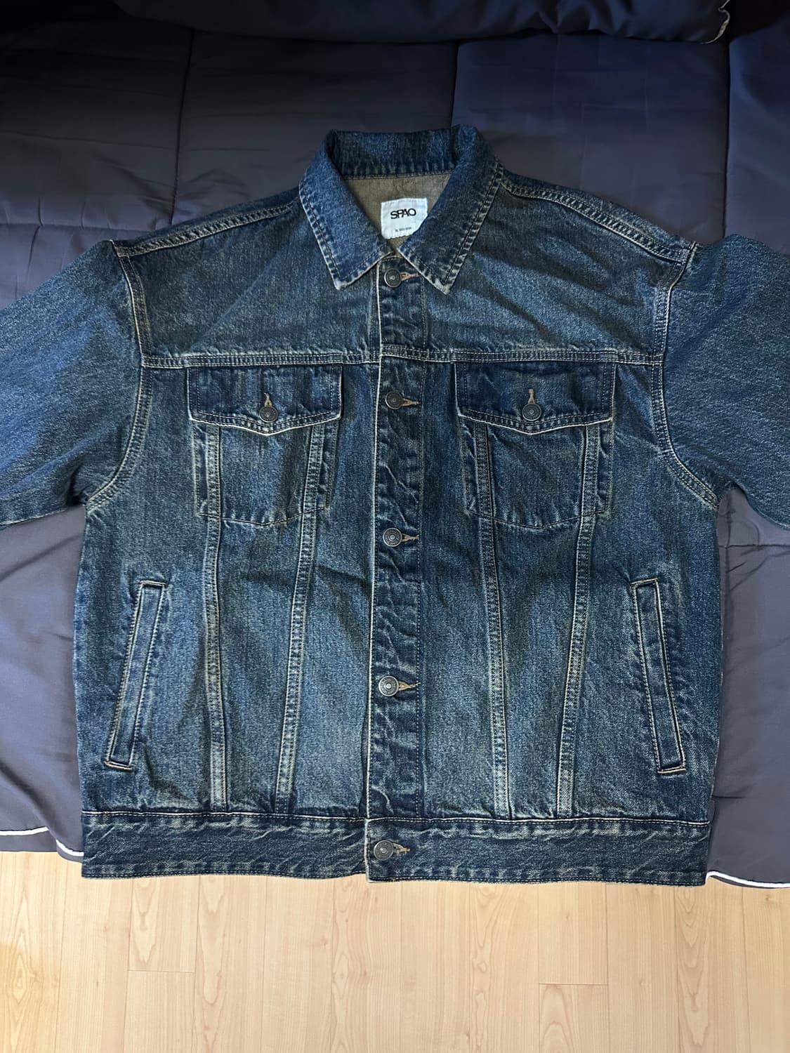 스파오 데님 청 자켓 XL 상품이미지2