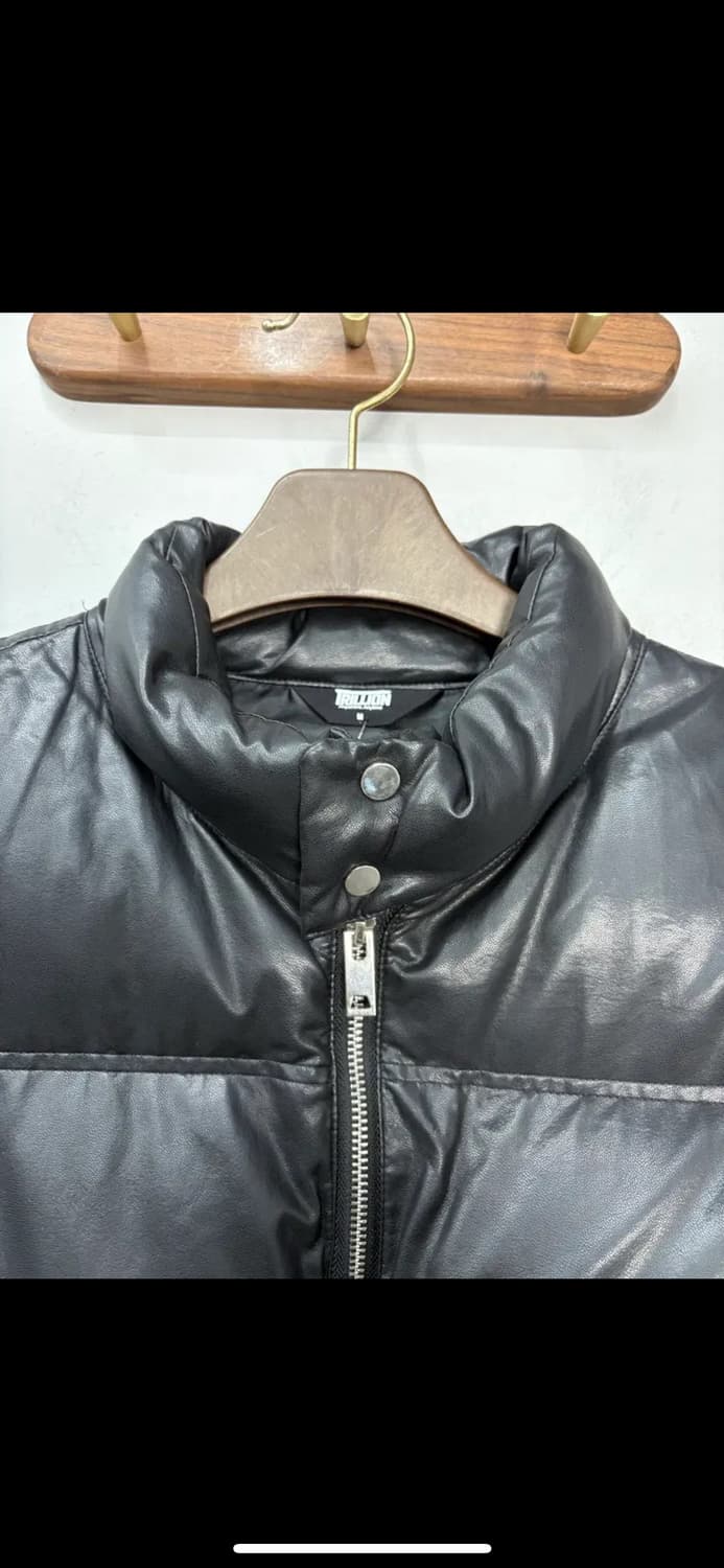 트릴리온 비건 레더 숏패딩 H1860 상품이미지3