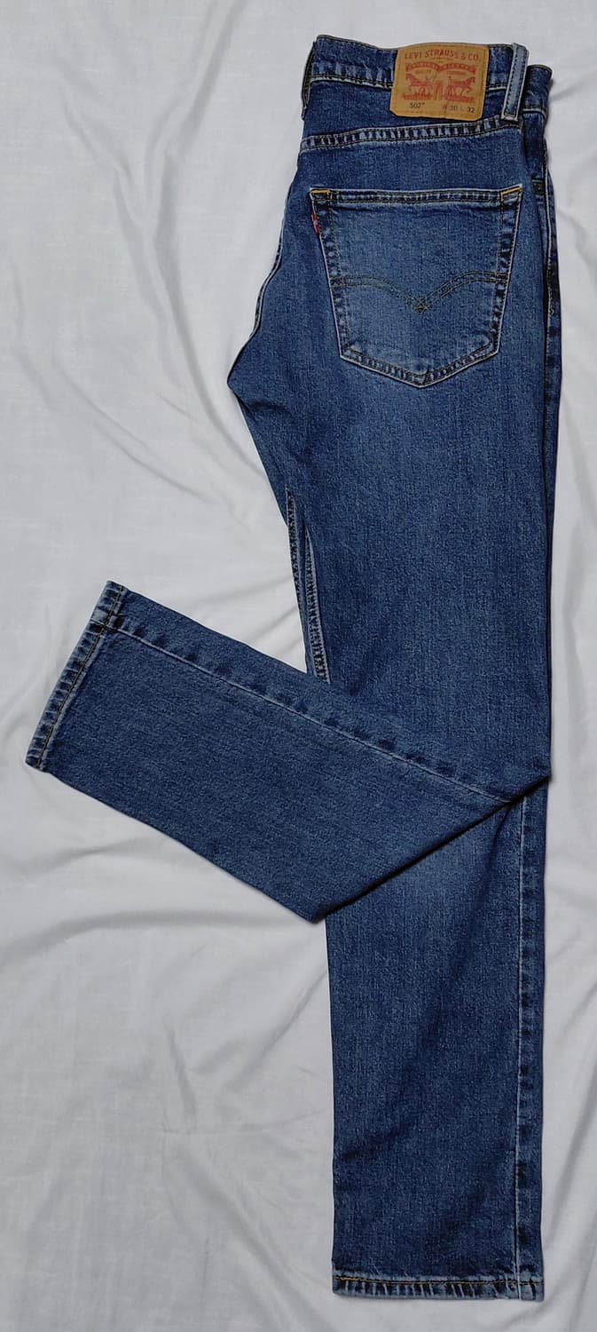 리바이스 502 테이퍼드핏 중청 데님 (30x32) 상품이미지9