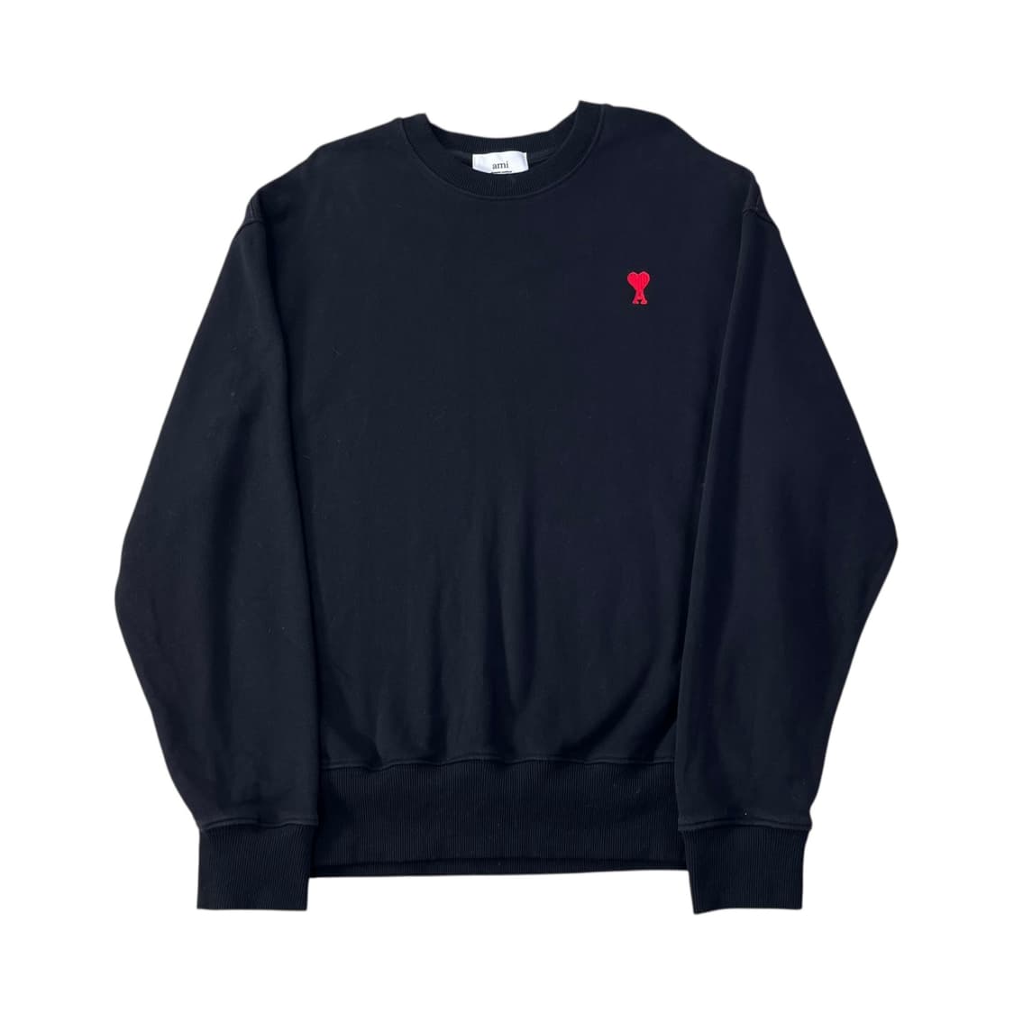 100 아미 스몰로고 자수 맨투맨 상품이미지1