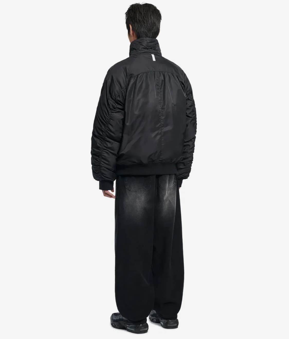 노메뉴얼 2025FW  K.L BOMBER JACKET - BLACK(m 상품이미지4