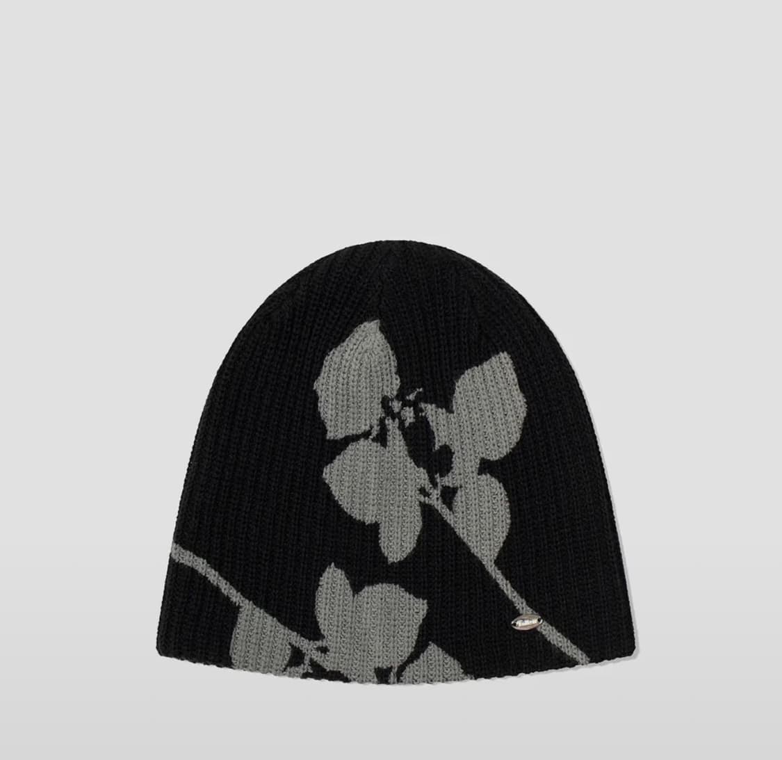 팔렛 플라워 그래픽 비니 블랙 상품이미지1