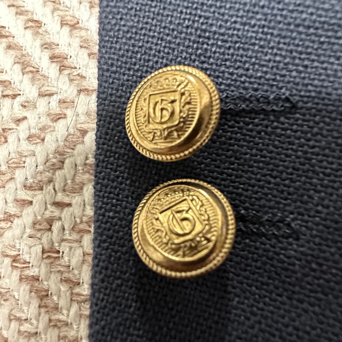 GREEN LABEL RELAXING gold button blazer 상품이미지3