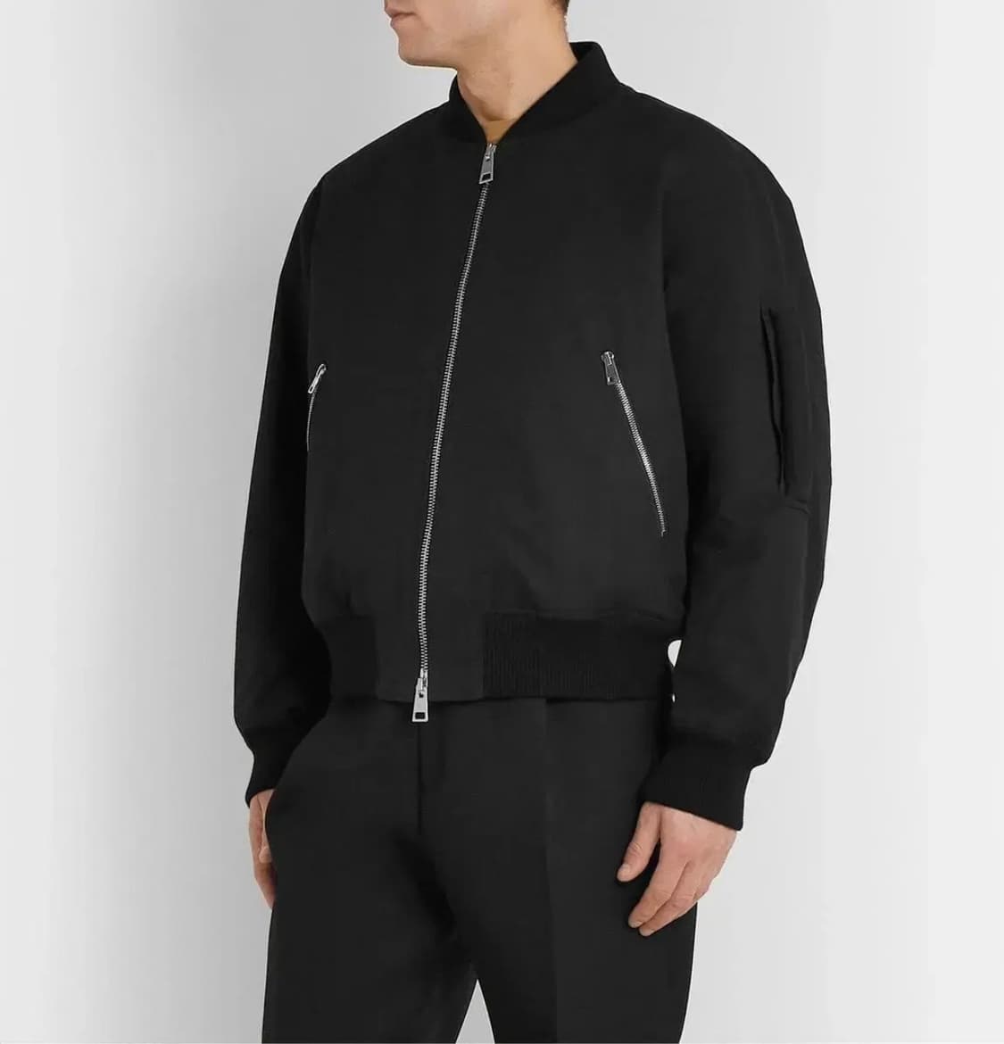 [48] 보테가베네타 패디드 코튼 블렌드 트윌 봄버 자켓 마원 ma-1 상품이미지3