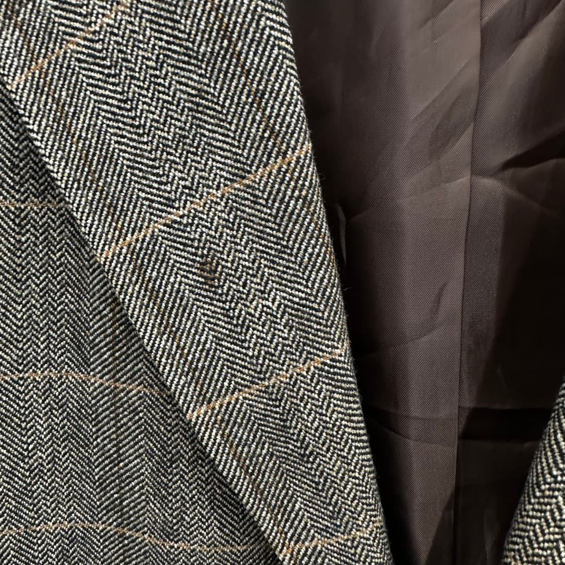 95 마에스트로 남자 캐시미어 헤링본 블레이져 자켓 상품이미지7