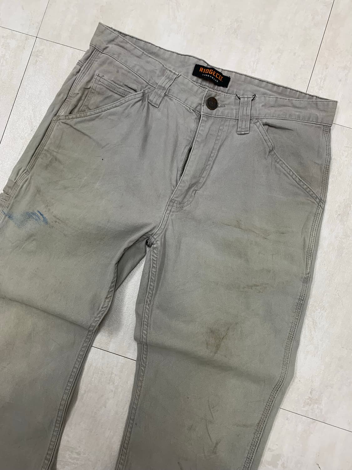 Riogecut 그레이 코튼 팬츠 #270 상품이미지2