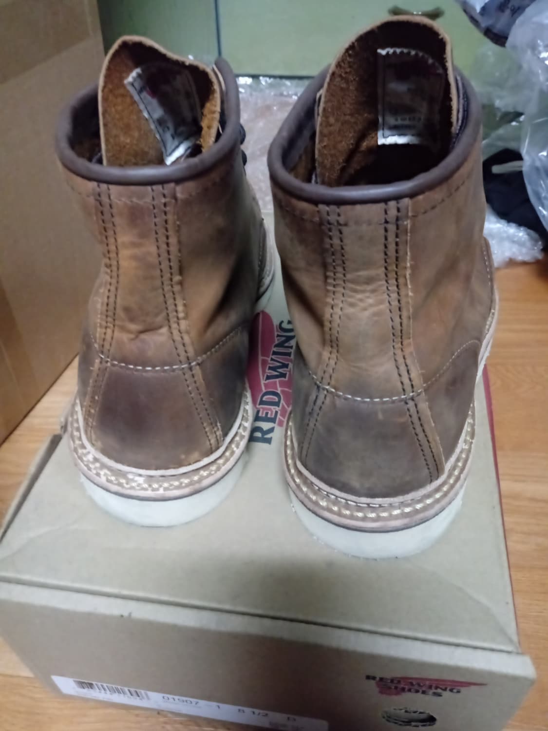 레드윙 목토 1907 (265D) 카퍼 러프앤터프 상품이미지3