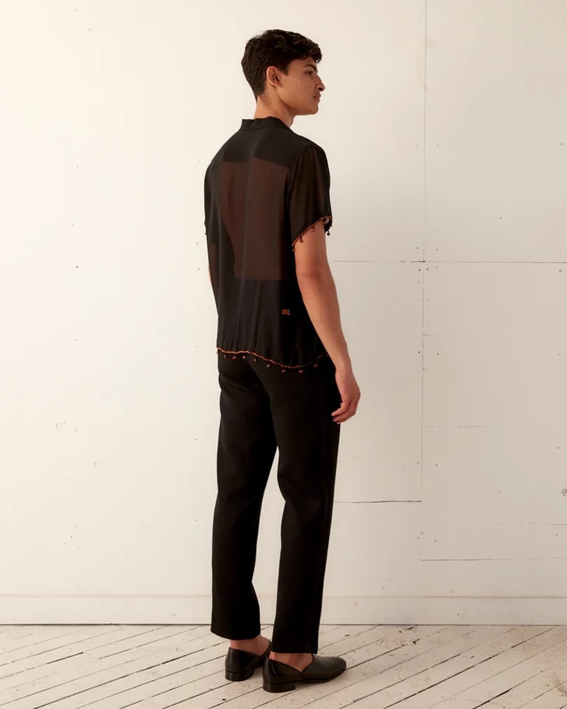 [L]보디 BODE Bugle Bead Trim 반팔 셔츠 상품이미지5