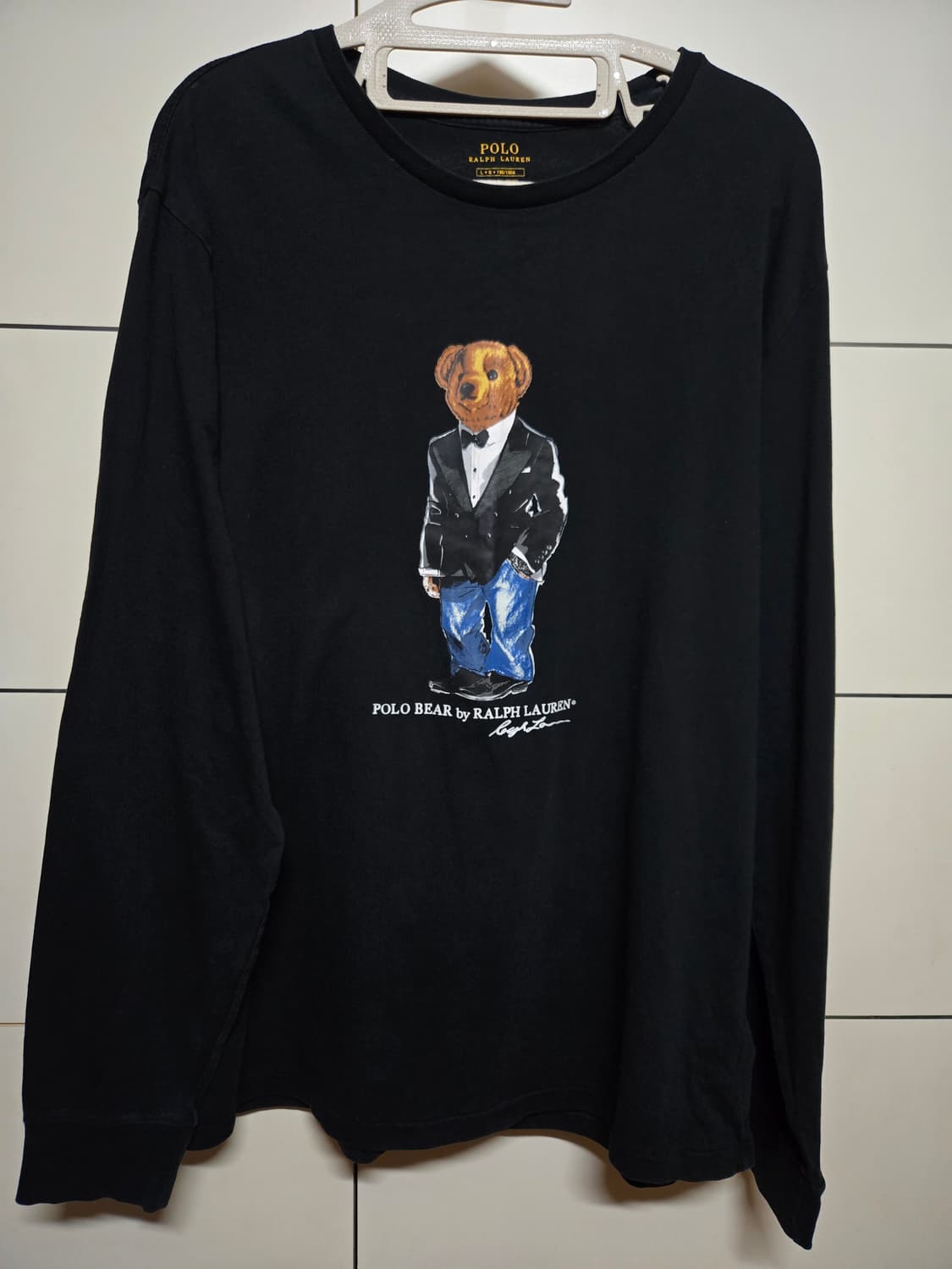 폴로랄프로렌 정장 폴로베어 블랙 롱 슬리브 상품이미지1