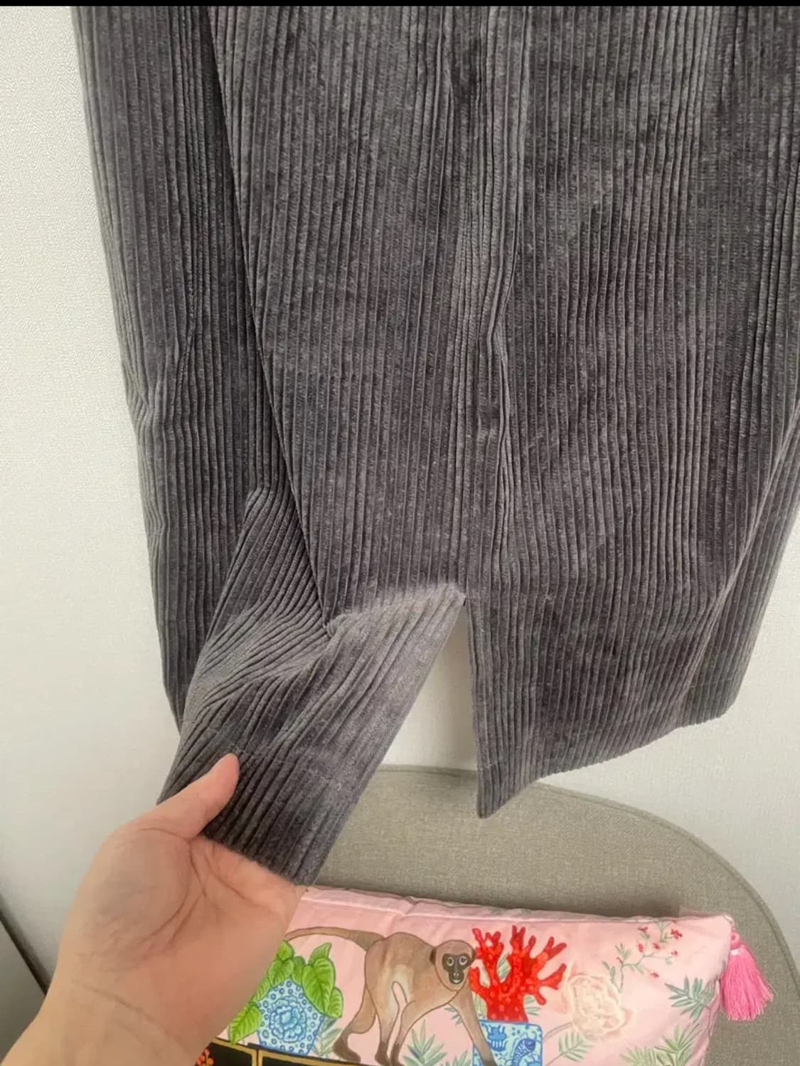 골덴 미디 스커트 상품이미지4