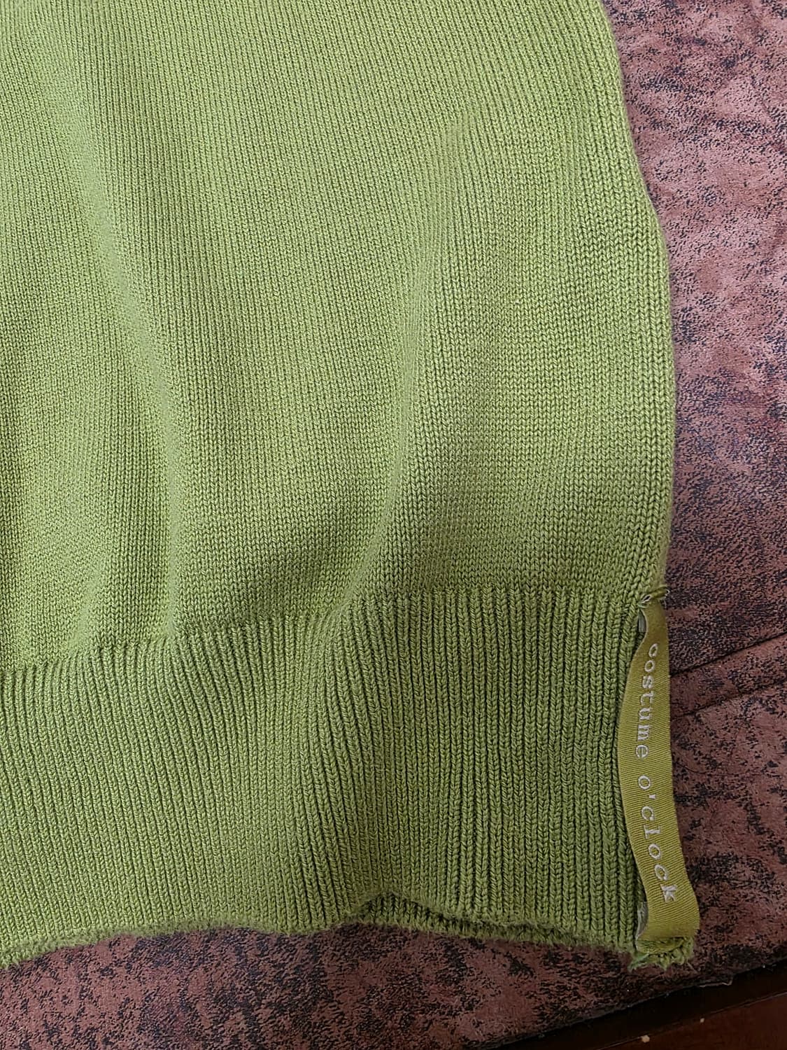 커스텀어클락 라운드넥 코튼 니트 상품이미지4