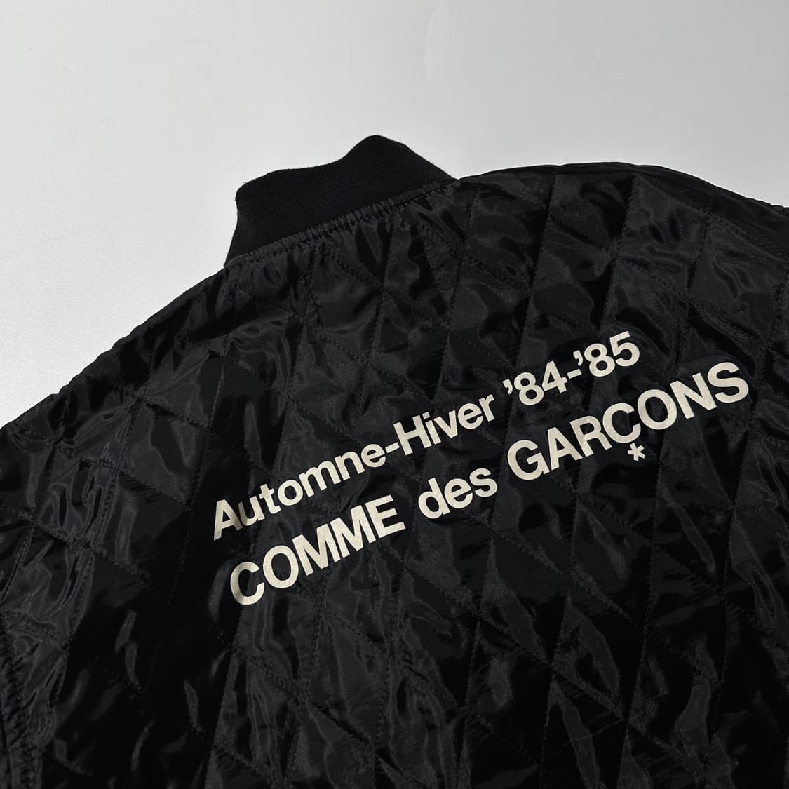 꼼데가르송 CDG 퀼티드 ‘84-85 스태프 블루종 블랙 상품이미지4