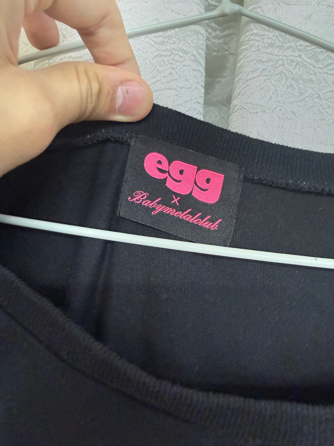 베이비메탈클럽 egg 콜라보 컷 롱슬리브 셔츠 갸루 상품이미지2