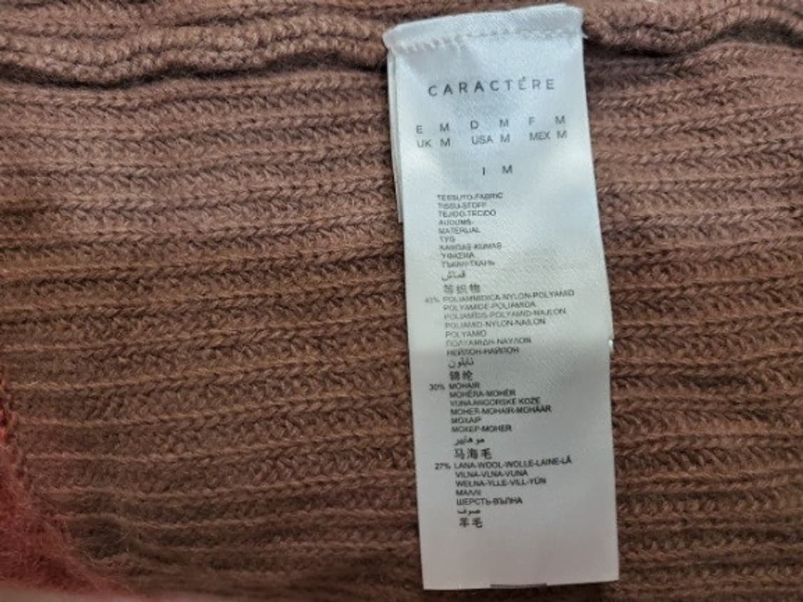 이태리  까라떼레 투톤 캐시미어함유 가디건 7부 M 새상품 상품이미지9