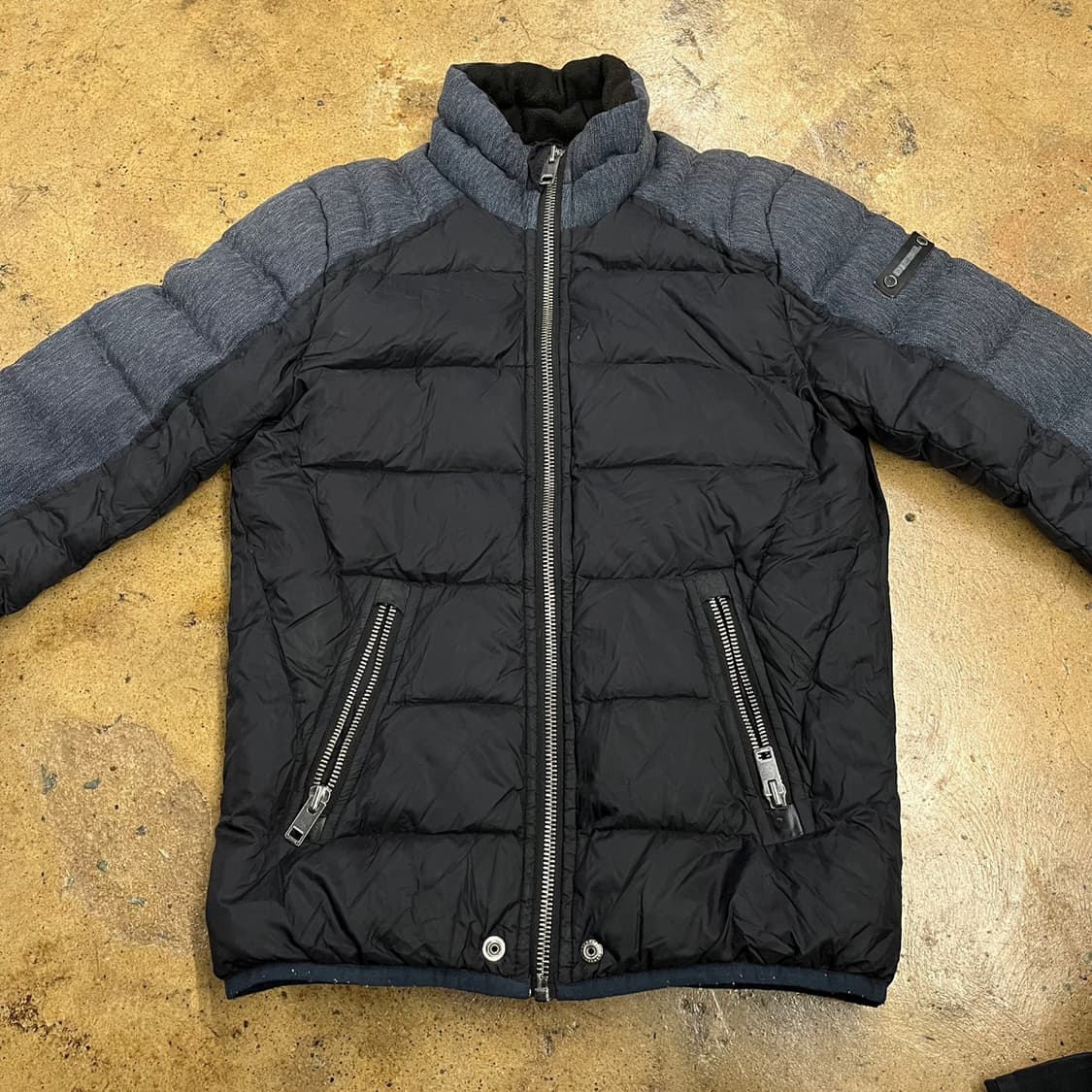 [정품/S] 디젤 패딩 점퍼 네이비 b15 상품이미지3