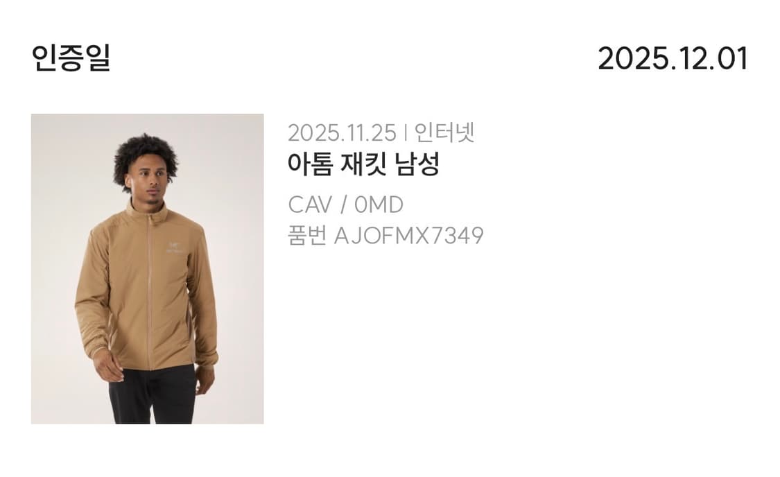 아크테릭스 아톰 논후드 상품이미지4