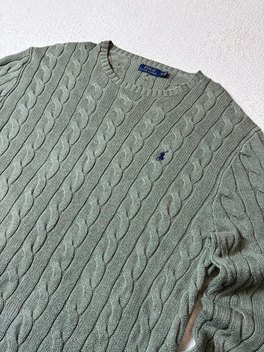 폴로 랄프로렌 10's 코튼 꽈배기 니트 PN7222 상품이미지2