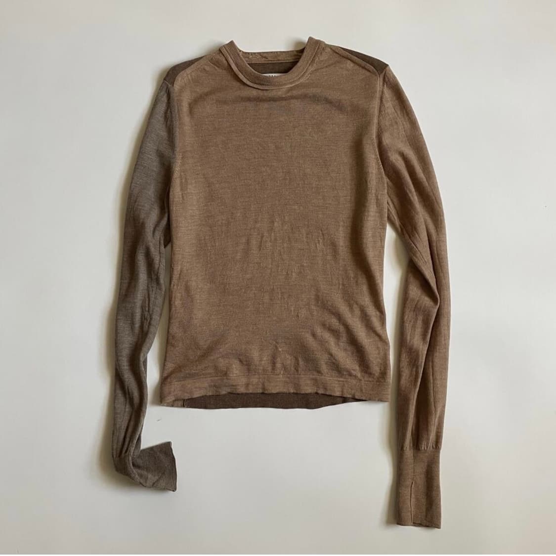 마르지엘라 컬러 믹스 니트 베이지  상품이미지2