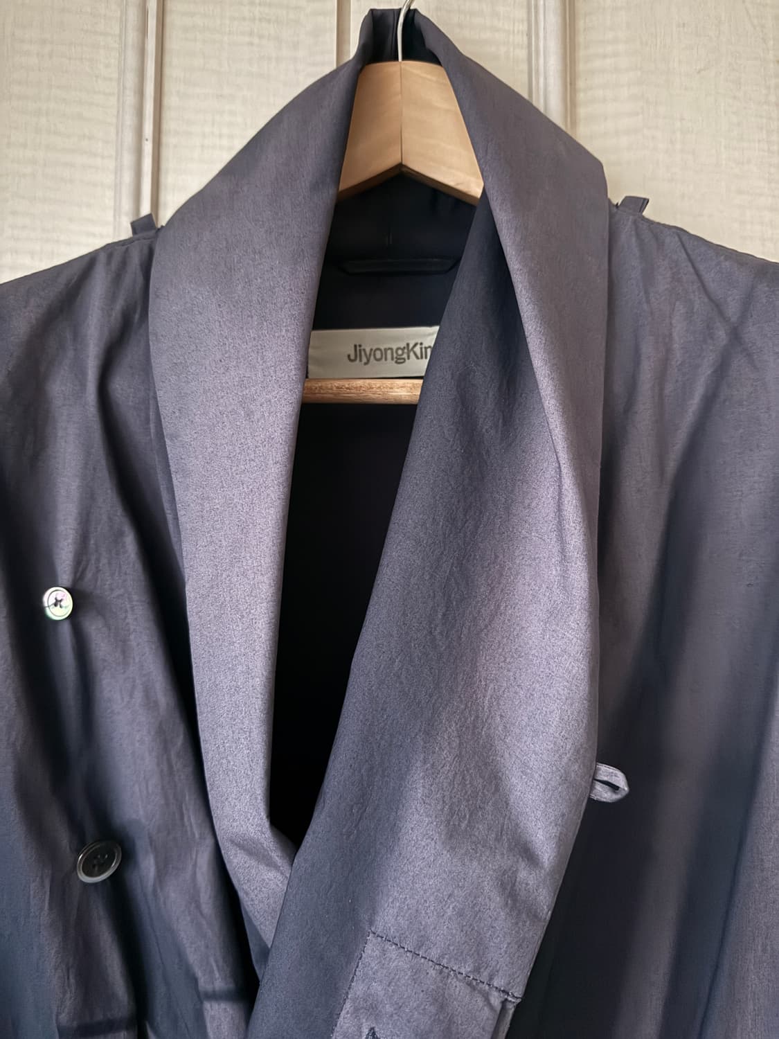 지용킴 23 S/S 썬 블리치shawl collar jacket 상품이미지4