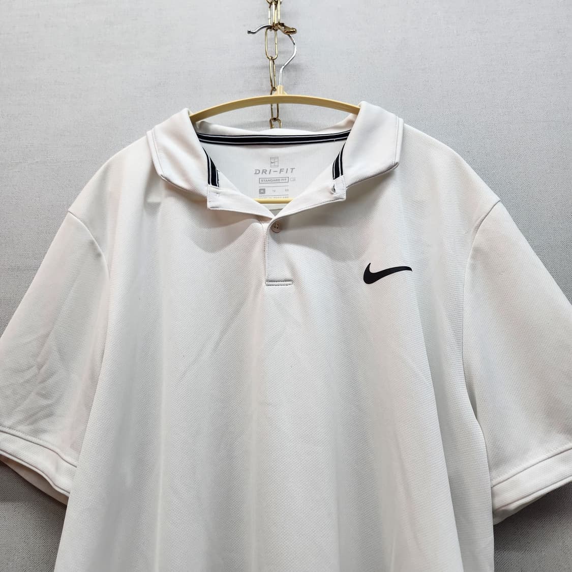 나이키 드라이핏 로고자수 기능성 반팔카라 XL(L) 상품이미지2