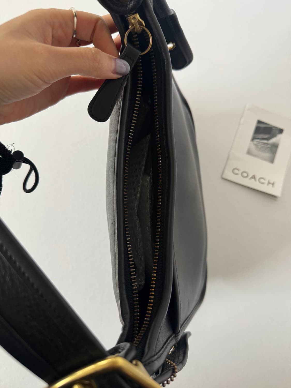 OLD COACH 코치 에르고 레더 숄더백 상품이미지6