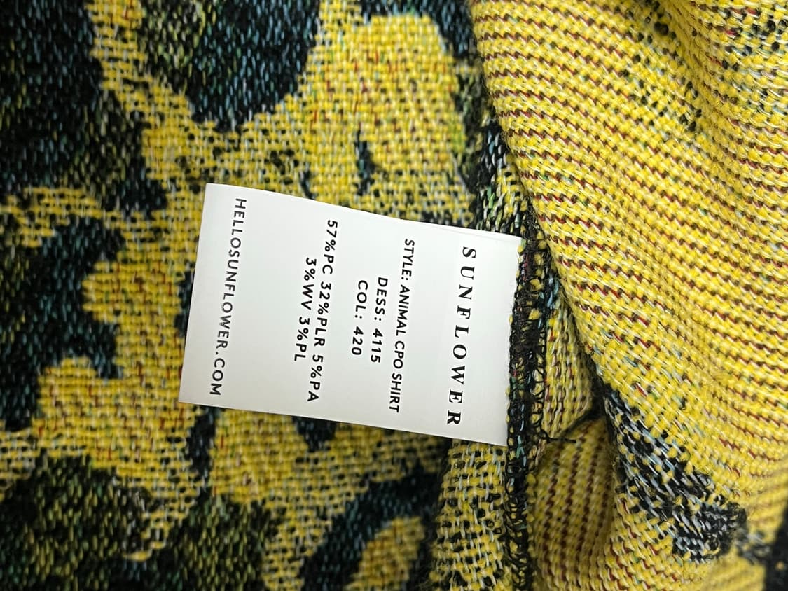 Sunflower 애니멀 CPO 셔츠 자켓 상품이미지5