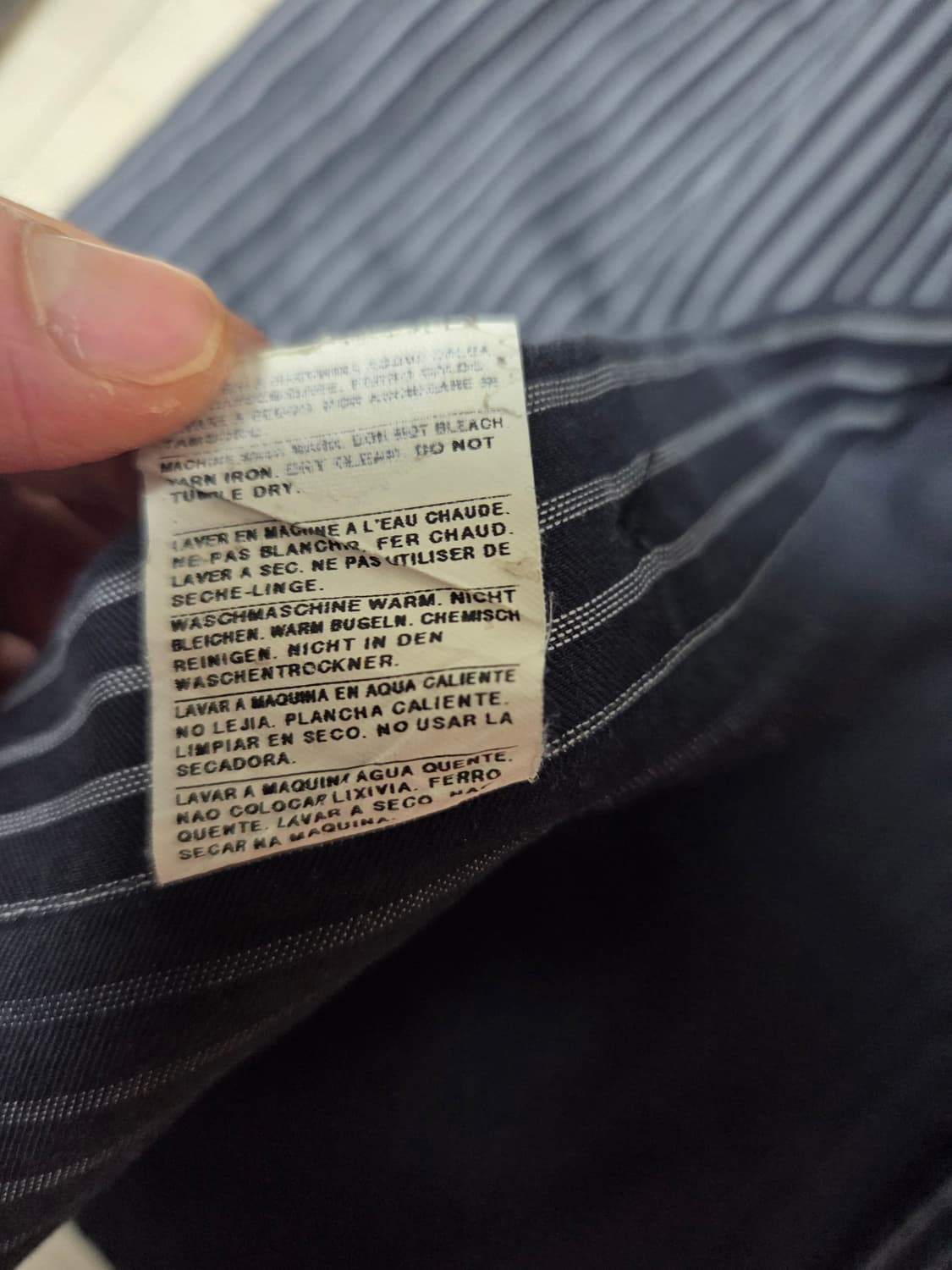 아르마니 꼴레지오니 스트라이프 셔츠 상품이미지6