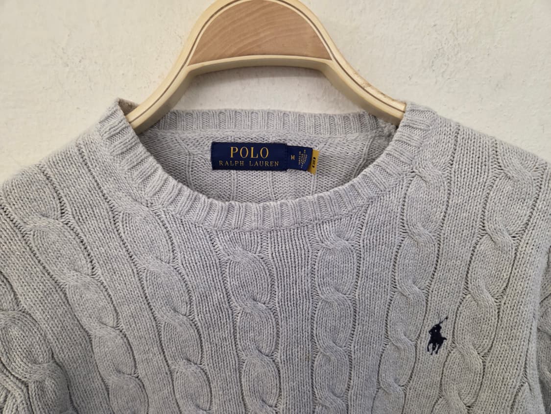 폴로 꽈배기 니트 상품이미지2