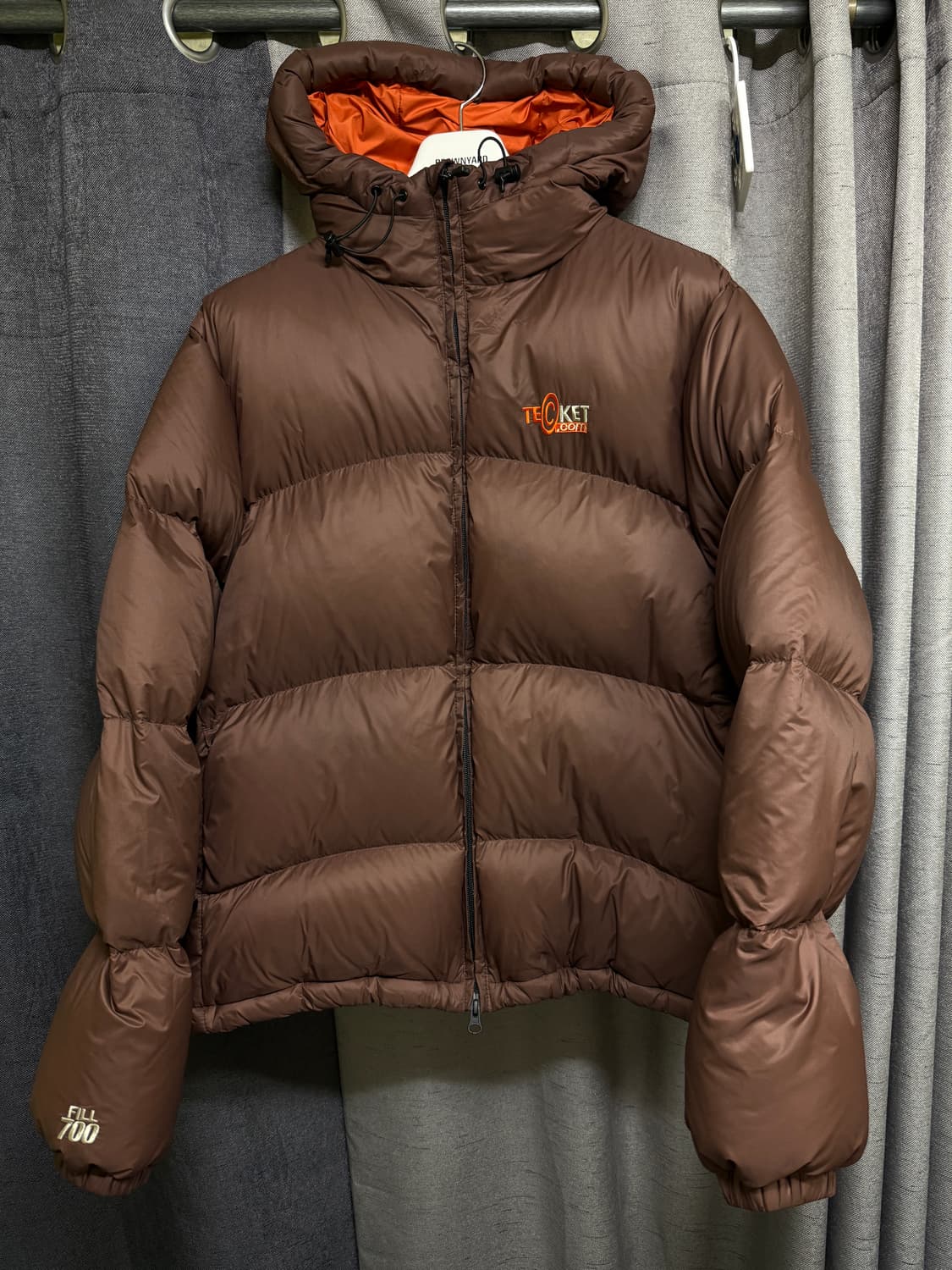 테켓 패딩 브라운 L 상품이미지1