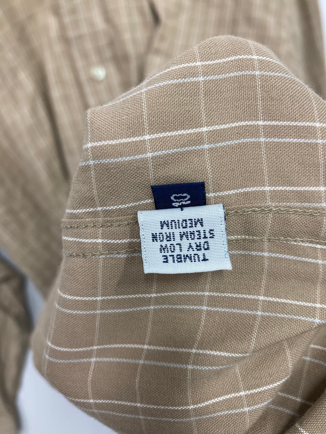 폴로랄프로렌 베이지 체크셔츠 상품이미지4