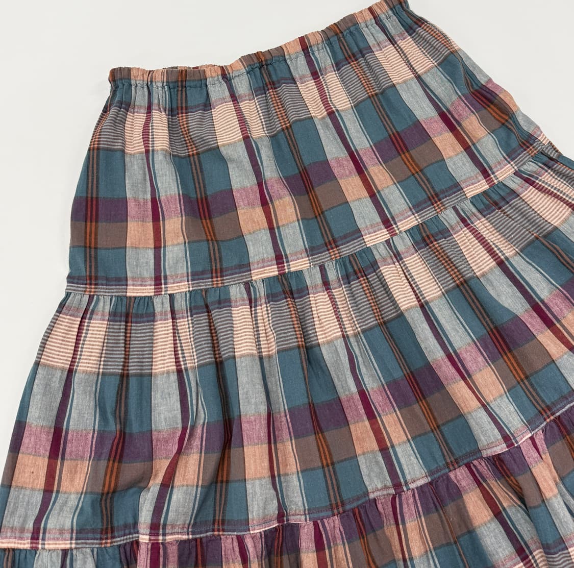 Beams boy plaid tiered skirt 상품이미지4