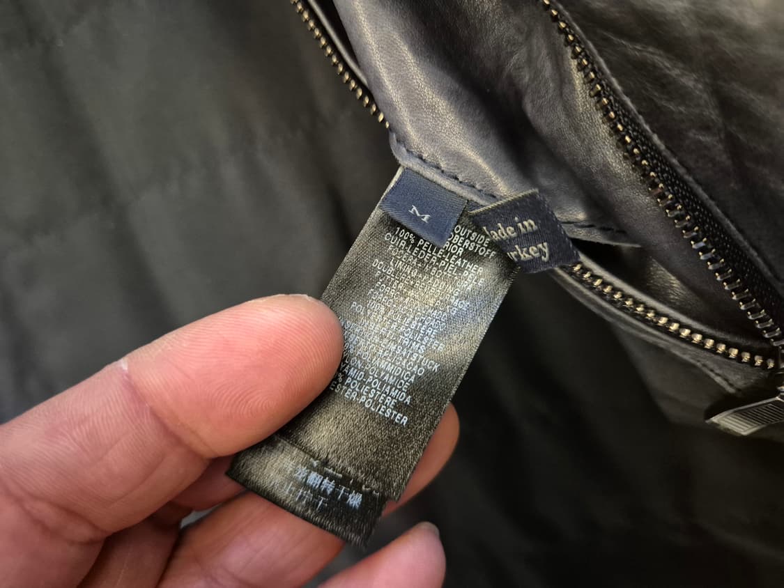 제냐스포츠 양가죽 라이더 자켓 상품이미지10