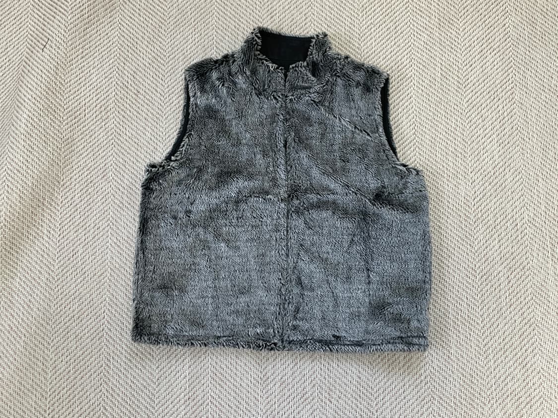 빈티지 리버시블 퍼 베스트  J03377 상품이미지5