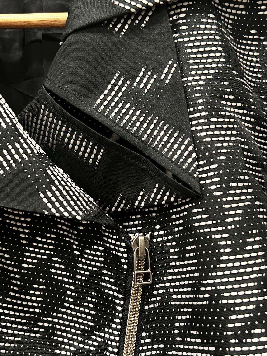 이세이미야케 자카드 패턴 집업 코트 55사이즈 상품이미지6