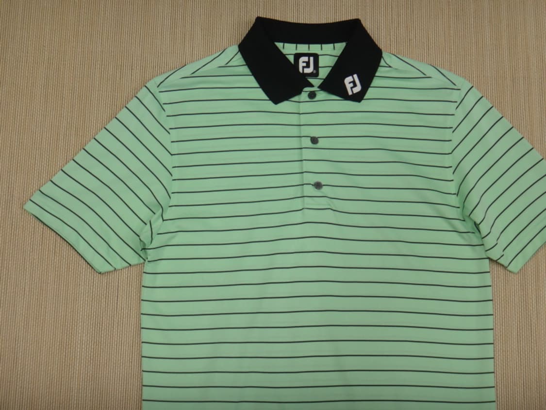 (M) 풋조이 골프 스트라이프 카라넥 반팔 티셔츠 상품이미지3