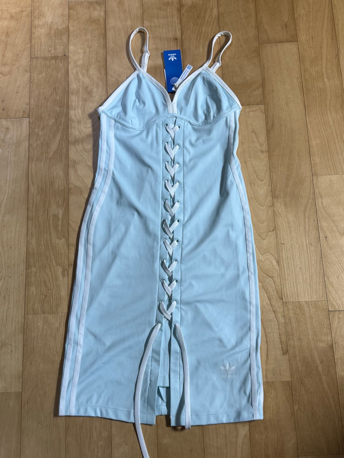S) 아디다스 오리지널 스트랩 나시 드레스 원피스 민트 상품이미지1
