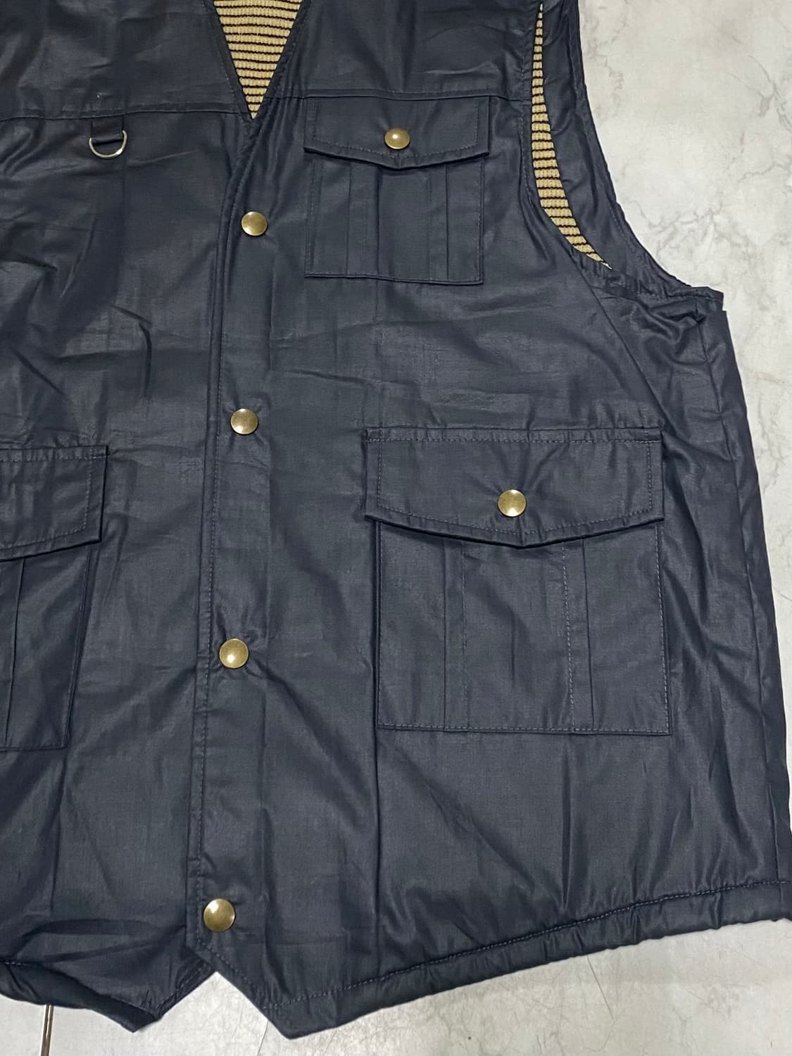 빈티지 누빔 베스트 조끼 사이즈 105 상품이미지3