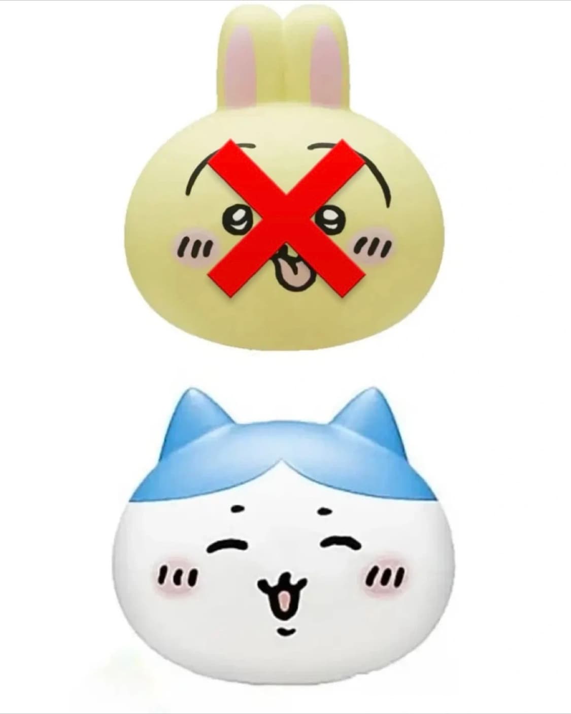 미개봉) 하치와레 스퀴시 먼작귀 치이카와 가챠 키링 상품이미지1