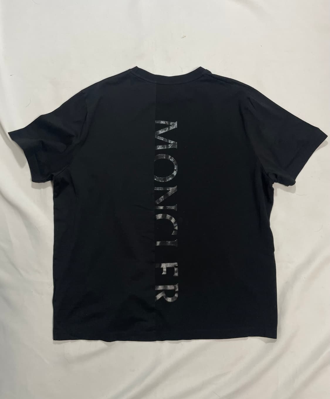 몽클레르 블랙와펜 버티칼 로고 티셔츠  상품이미지3