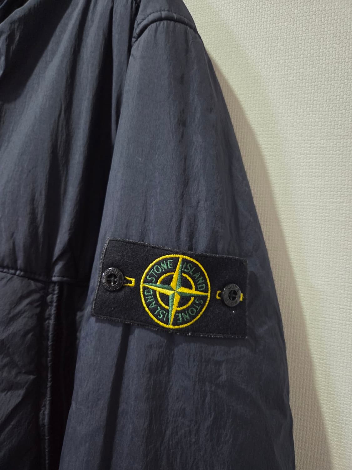 정품 스톤아일랜드 크링클랩스 와펜 후드 점퍼 자켓 95 /M 상품이미지2