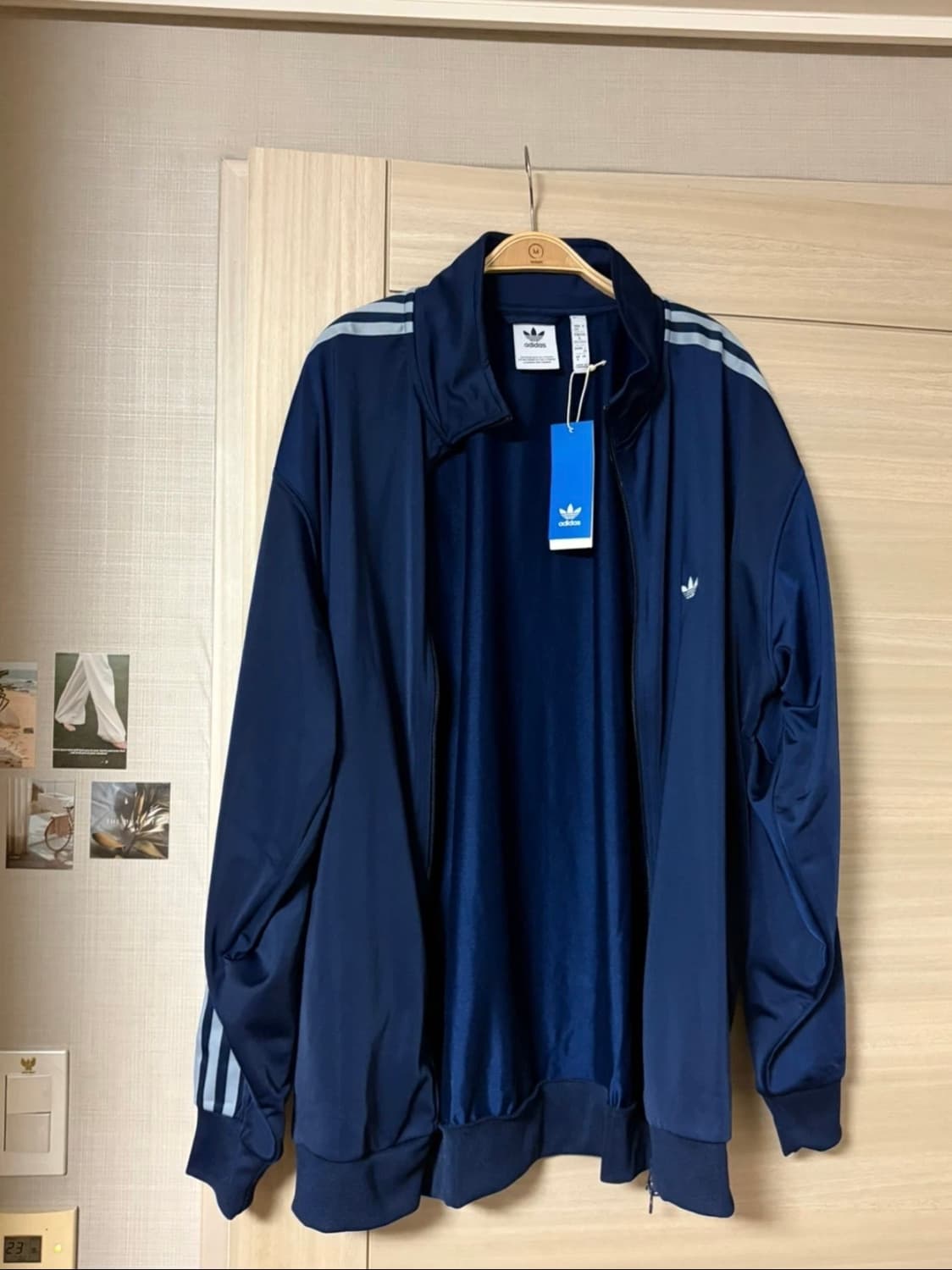 아디다스 네이비 BB 트랙탑 XL 새상품 상품이미지1