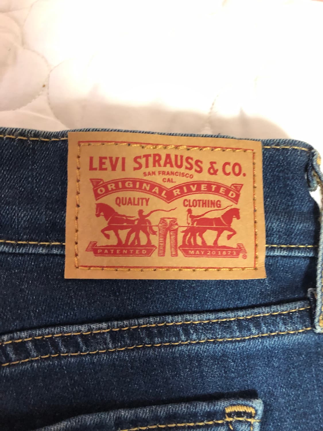 리바이스 스키니 진청 상품이미지1