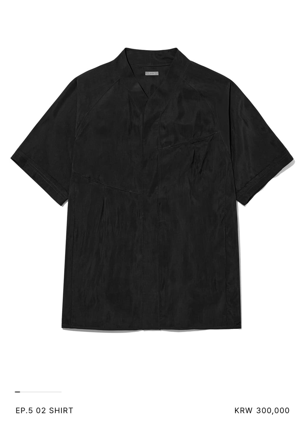 xlim ep5 셔츠 블랙 상품이미지1