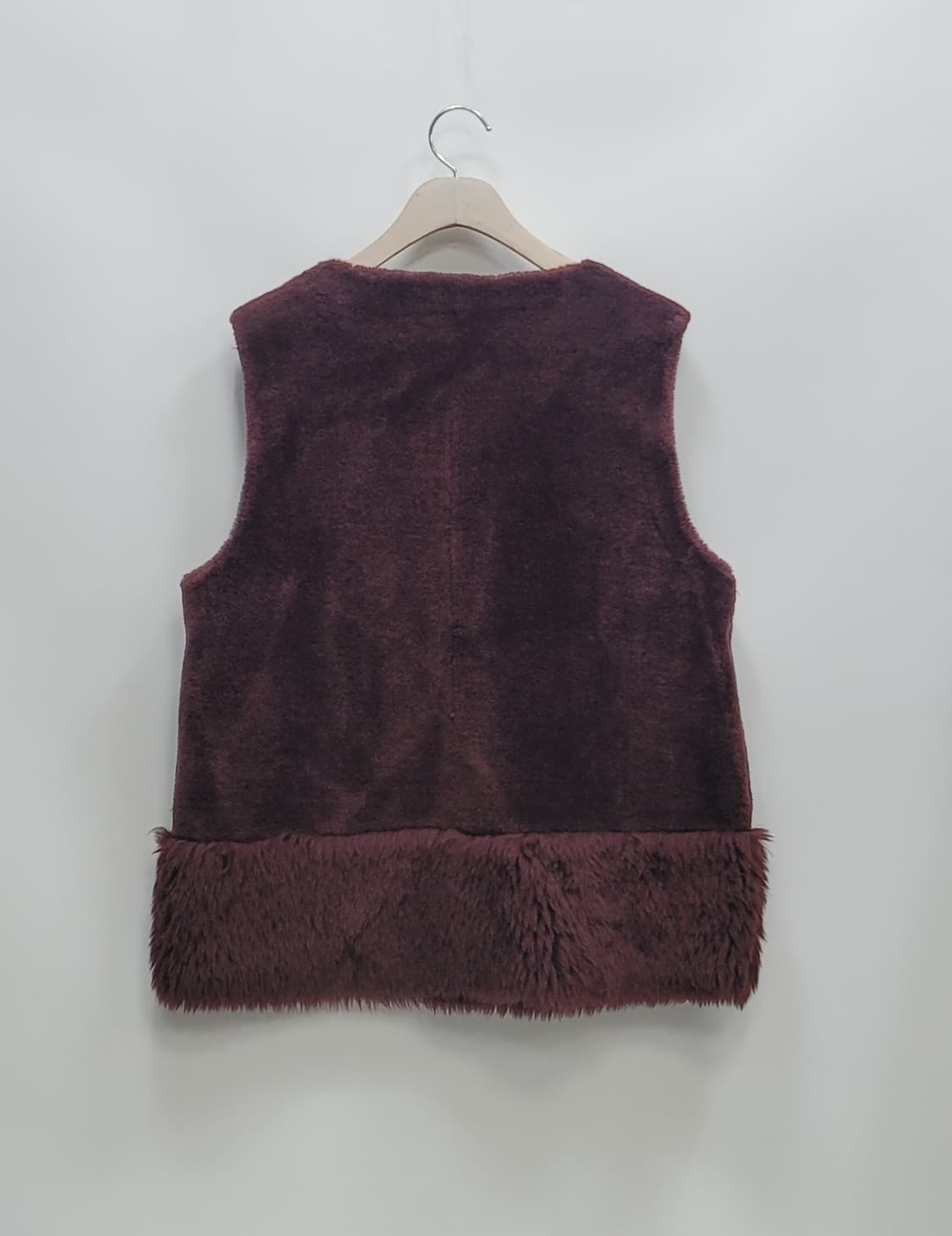 베라왕 21FW 양모 베스트 조끼 / 여 66 (88-94-160) 와인 상품이미지2