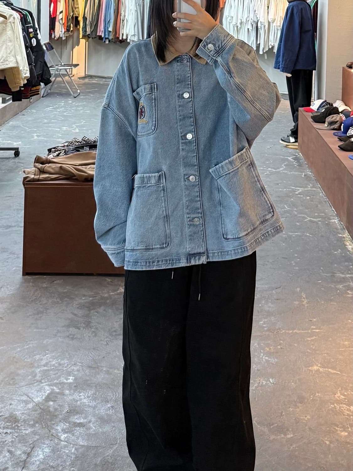 타미진스 오크우드 데님 초어 자켓 H1331 상품이미지1